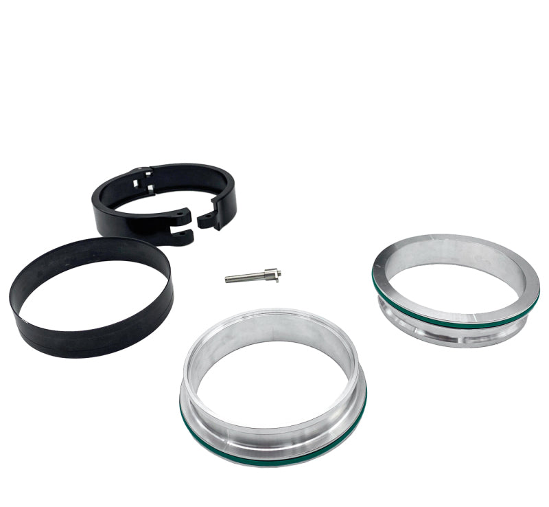 Granatelli 3.5in Dual Seal Double O-Ring Clamp Assembly Clamps Granatelli Motor Sports