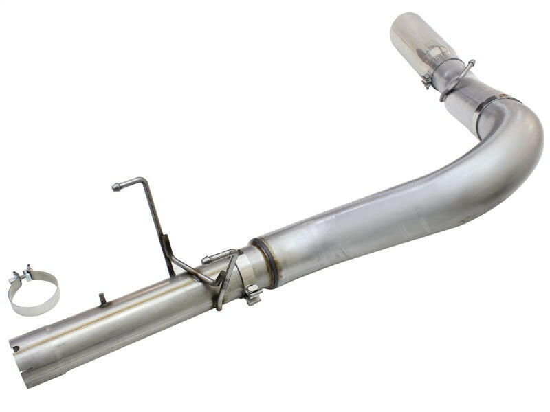 aFe MACHForce XP Exhaust Large Bore 5in DPF-Back Alu. 13-15 Dodge Trucks L6-6.7L (td) *Polish Tip DPF Back aFe