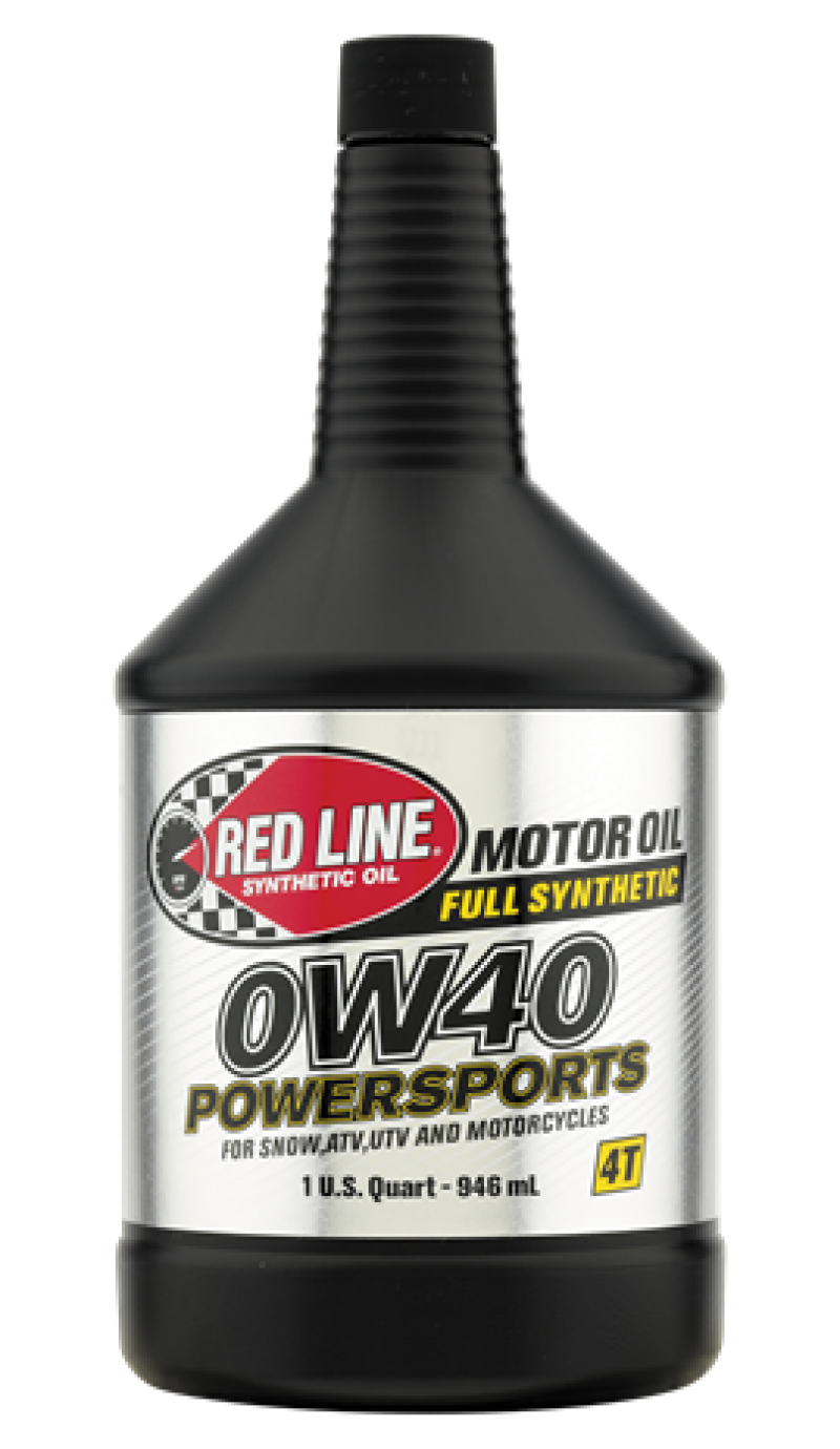 Red Line 0W40 Motor Oil Quart (For Four-Stroke Dirt Bikes/ATVs/Powersports Applications) Motor Oils Red Line