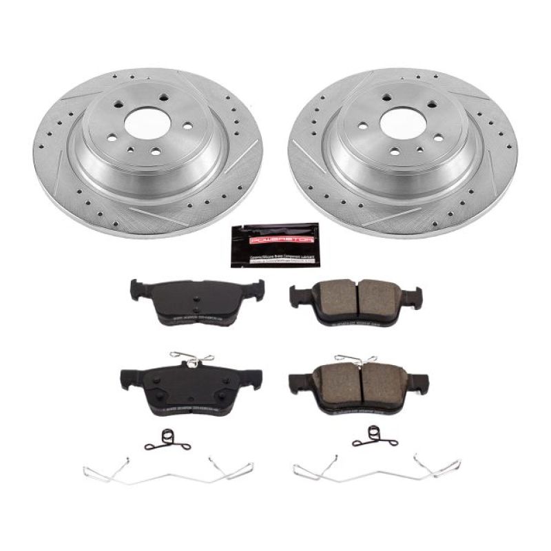 Power Stop 17-19 Ford Escape Rear Z23 Evolution Sport Brake Kit Brake Kits - Performance D&S PowerStop