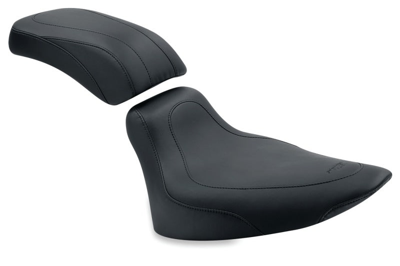 Mustang 84-06 Harley Standard Rear Tire Harley Tripper Solo Seat - Black Solo Motorcycle Seats Mustang Motorcycle
