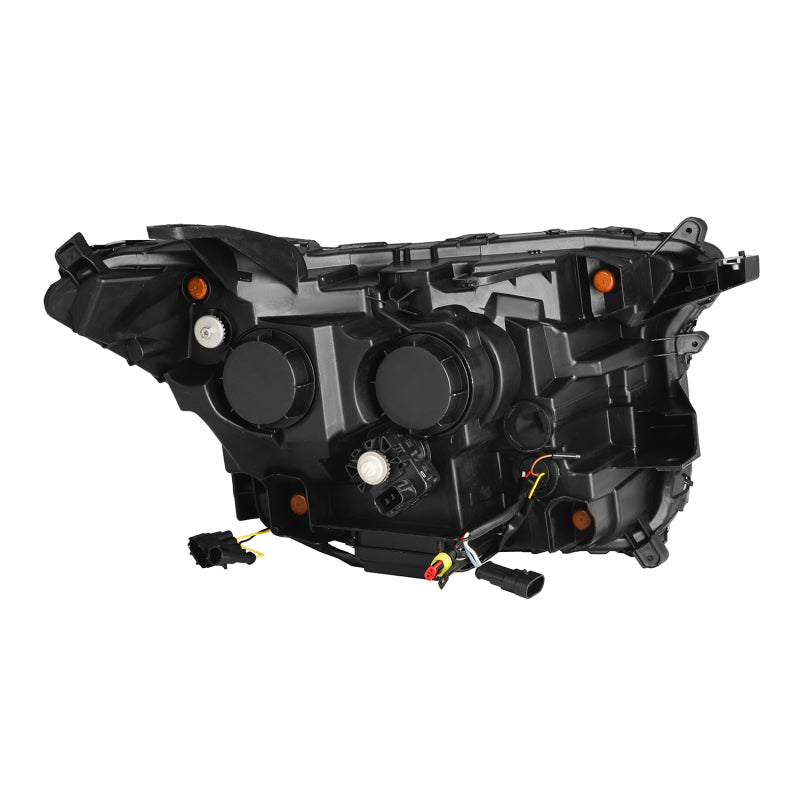 AlphaRex 2024+ Toyota Tacoma NOVA-Series LED Proj Headlights Alpha-Blk w/Actv Light & Seq. Sig + DRL Headlights AlphaRex