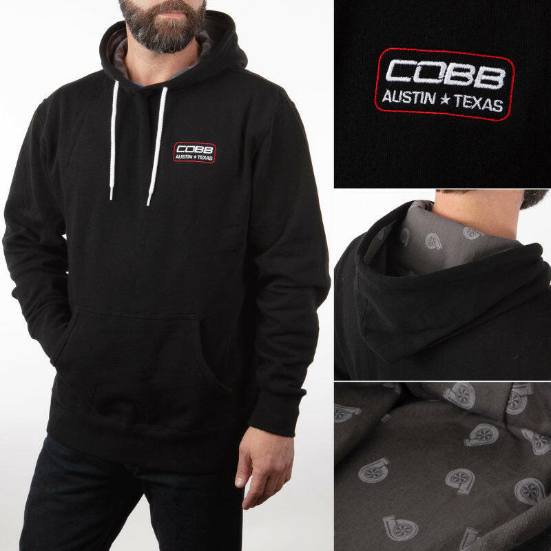 Cobb Black Pullover Hoodie - Size X-Small Shirts COBB
