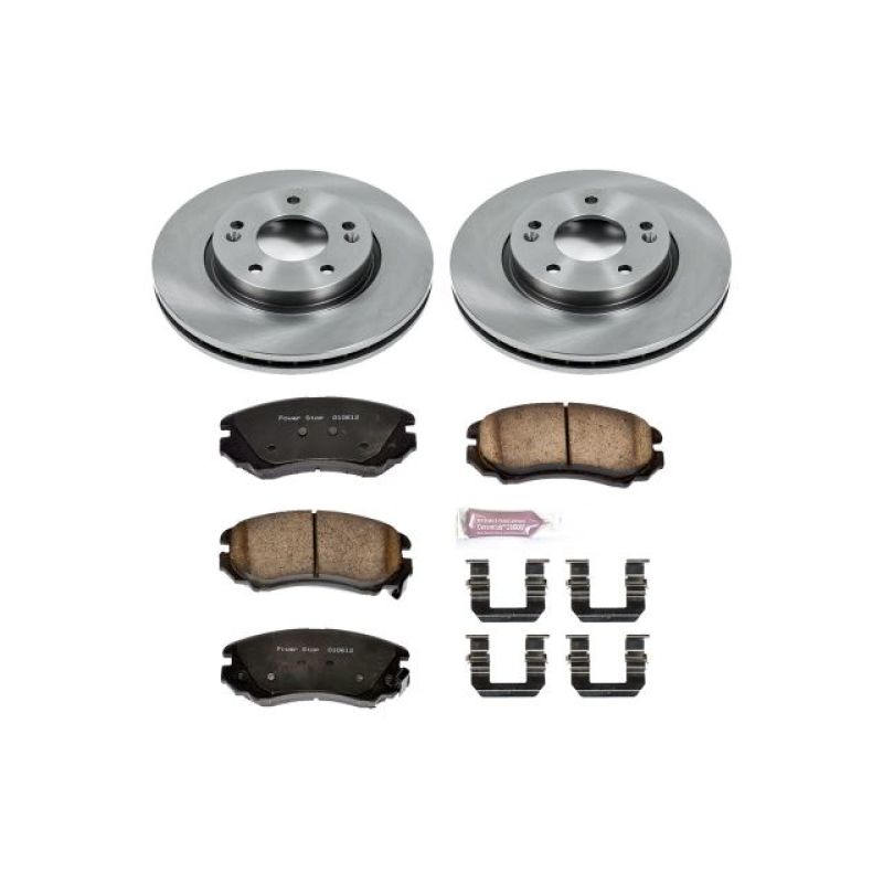 Power Stop 07-10 Hyundai Elantra Front Autospecialty Brake Kit Brake Kits - OE PowerStop