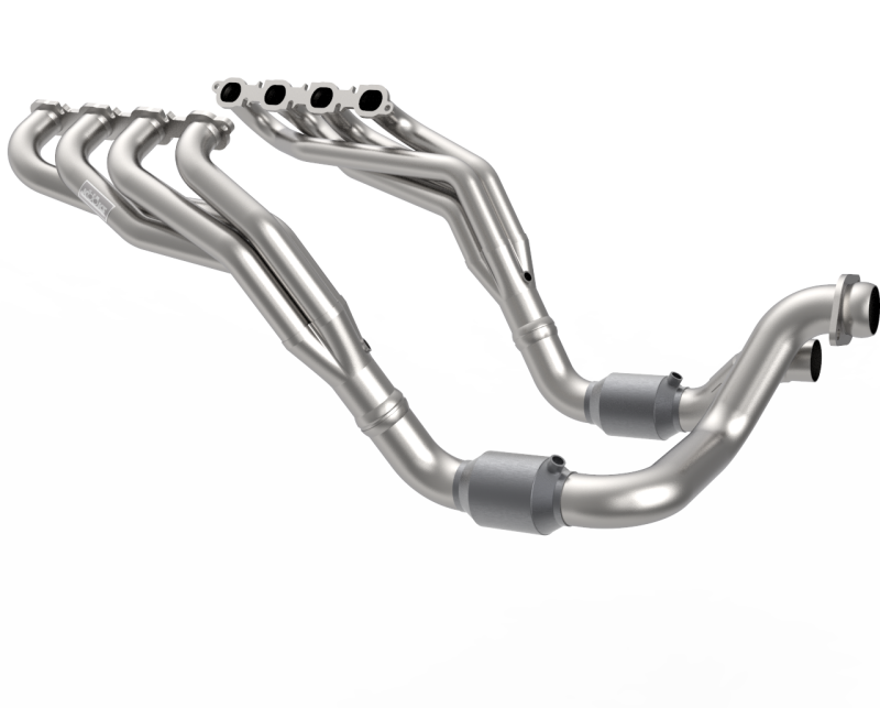 Kooks 20-22 Ford F250 7.3L V8 / Ford F350 7.3L V8 1-7/8in x 3in SS Headers w/ H.O. Green Catted Conn Headers & Manifolds Kooks Headers