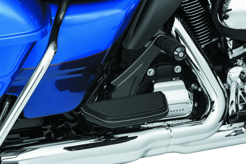 Kuryakyn Adjustable Passenger Pegs With Small ISO Pegs 10 and Up Black Footpegs Kuryakyn