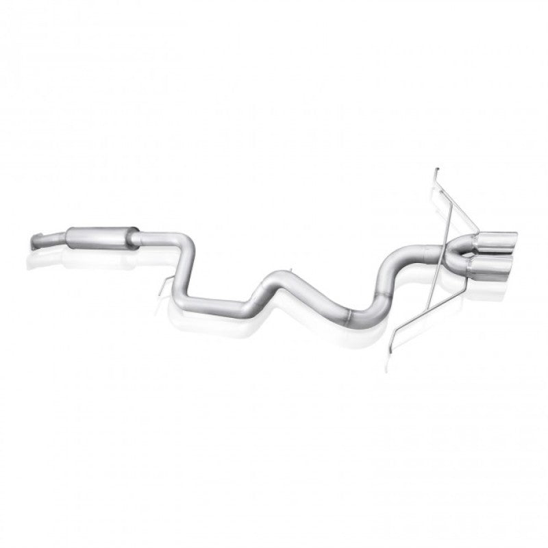 Stainless Works 2013-18 Ford Focus ST 3in Catback Vintage Round Muffler 4in Tips Headers & Manifolds Stainless Works