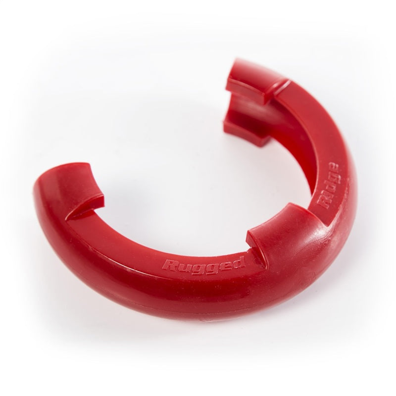 Rugged Ridge Red 3/4in D-Ring Isolator Kit Shackle Kits Rugged Ridge