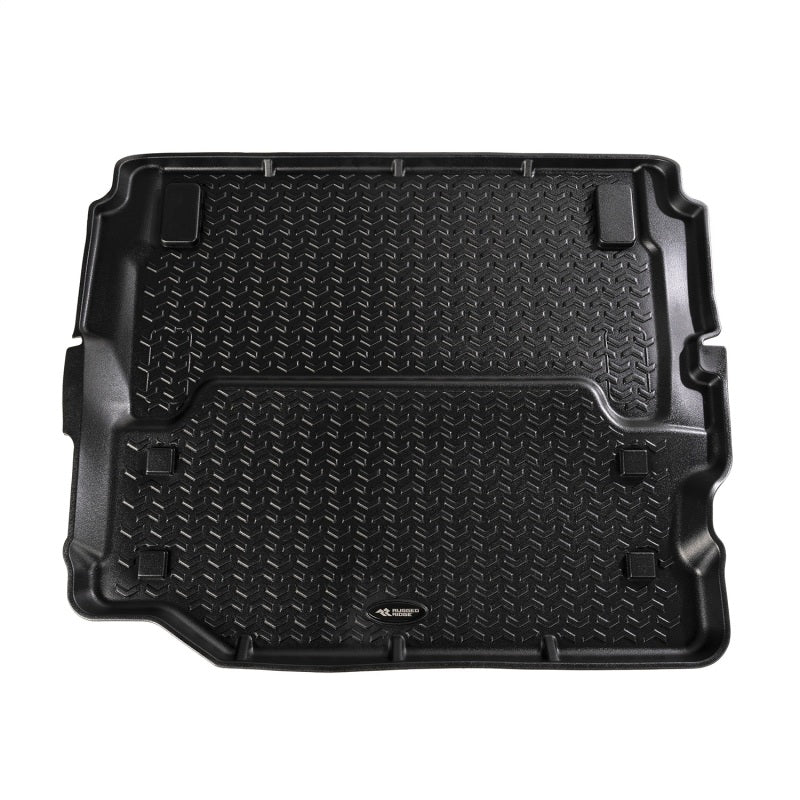 Rugged Ridge Floor Liner Kit Black F/R/Full Cargo 18-20 Jeep Wrangler JL 2Dr Floor Mats - Rubber Rugged Ridge