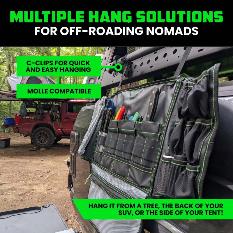 Rhino USA Camp Kitchen Organizer Bag (Black) Tool Storage Rhino USA