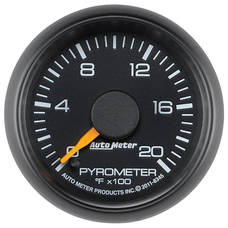 Autometer Factory Match Chevy 2-1/16in FSE 0-2000 Pyro Kit Gauge Gauges AutoMeter