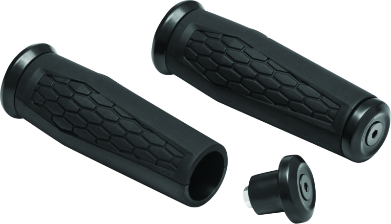 Kuryakyn Hex Grips 1inch Universal Black Bolts Kuryakyn