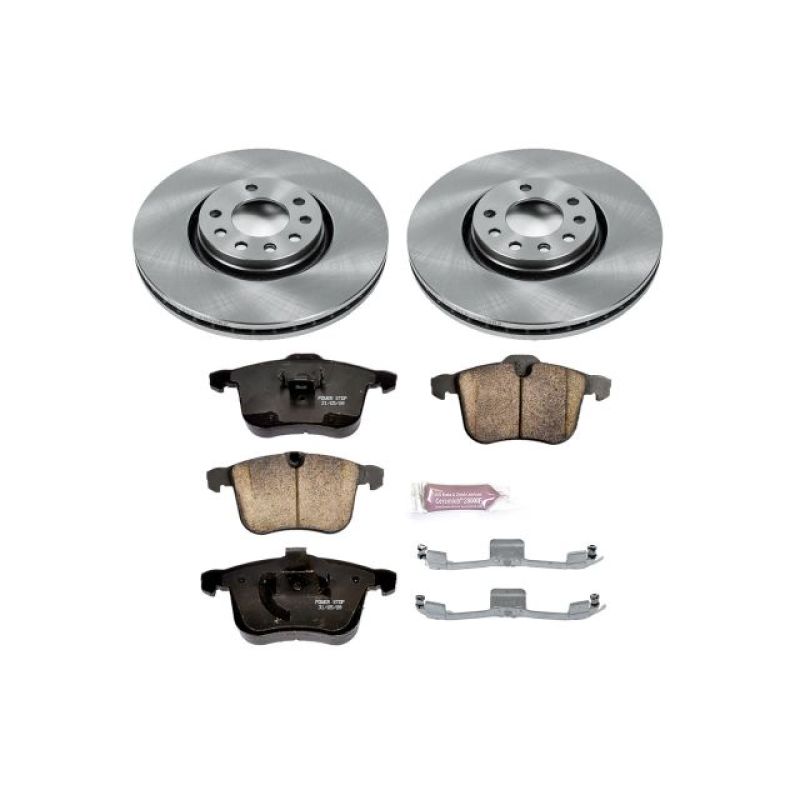 Power Stop 06-11 Saab 9-3 Front Autospecialty Brake Kit Brake Kits - OE PowerStop