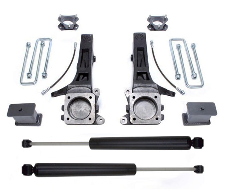 MaxTrac 05-18 Toyota Tacoma 2WD 6 Lug 6.5in/4in MaxPro Spindle Lift Kit w/MaxTrac Shocks Steering Knuckles & Spindles Maxtrac