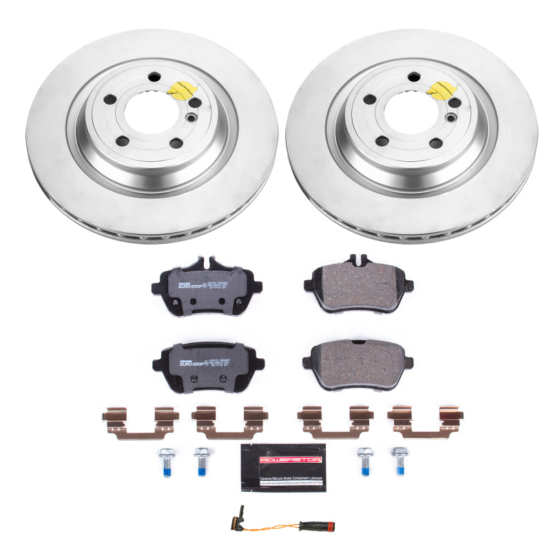 Power Stop 15-16 Mercedes-Benz SL400 Rear Euro-Stop Brake Kit Brake Kits - OE PowerStop