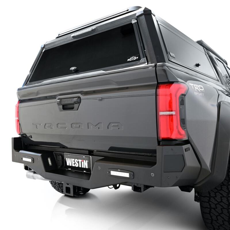 Westin 2024 Toyota Tacoma Pro-Series Rear Bumper - Textured Black Bumpers - Steel Westin