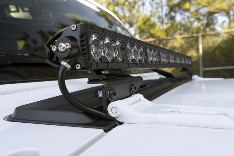 Rugged Ridge 18-20 Jeep Wrangler JL Cowl Light Bar Bracket Vents Rugged Ridge