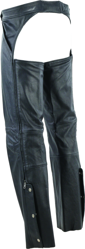 Kuryakyn Leather By River Road Plains Leather Chaps Black - Large Pants Kuryakyn