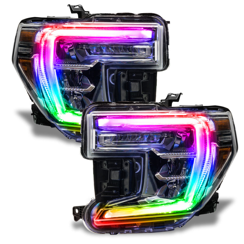 Oracle 19-21 GMC Sierra 1500 RGB+W Headlight DRL Upgrade Kit - ColorSHIFT w/o Controller Headlights ORACLE Lighting