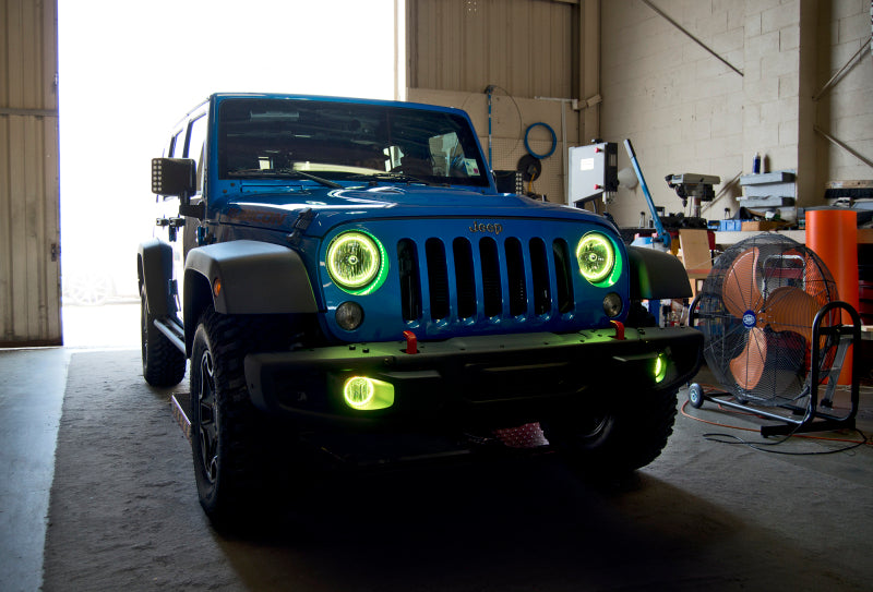 Oracle 07-16 Jeep Wrangler JK SMD HL - ColorSHIFT w/ BC1 Controller Headlights ORACLE Lighting