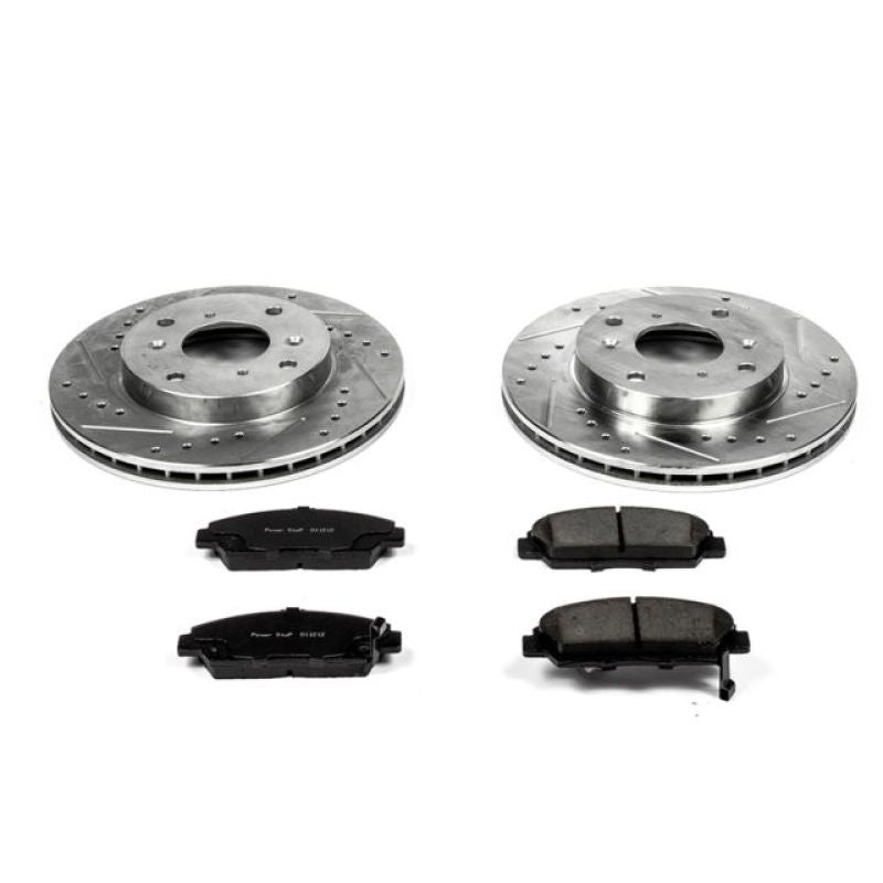 Power Stop 92-96 Honda Prelude Front Z23 Evolution Sport Brake Kit Brake Kits - Performance D&S PowerStop