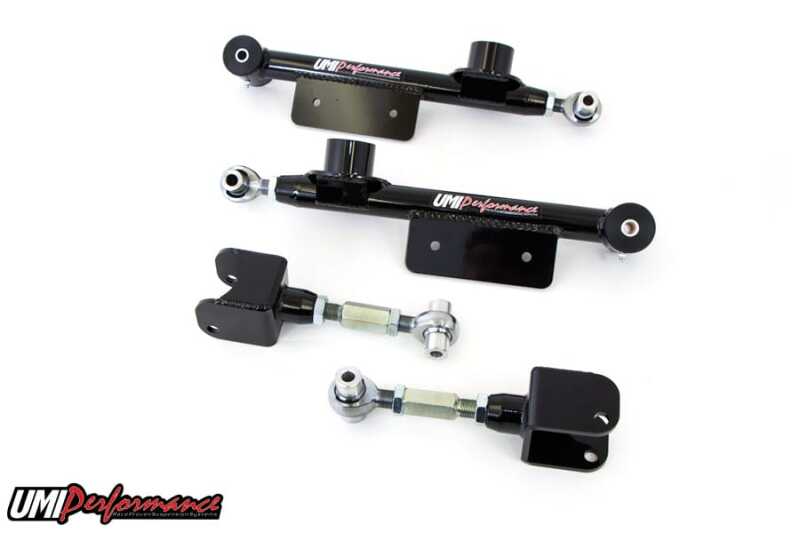 UMI Performance 79-98 Ford Mustang Upper & Lower Rear Control Arms Kit Control Arms UMI Performance