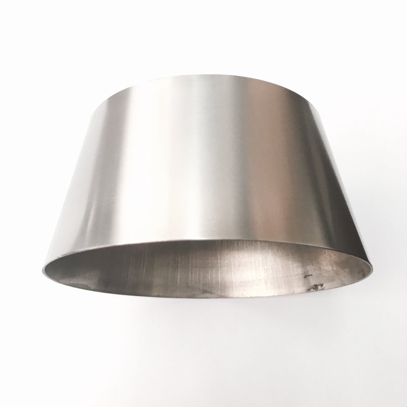 Ticon Industries 2-1/2in OAL 4.0in to 5.0in Titanium Transition Reducer Cone Titanium Tubing Ticon