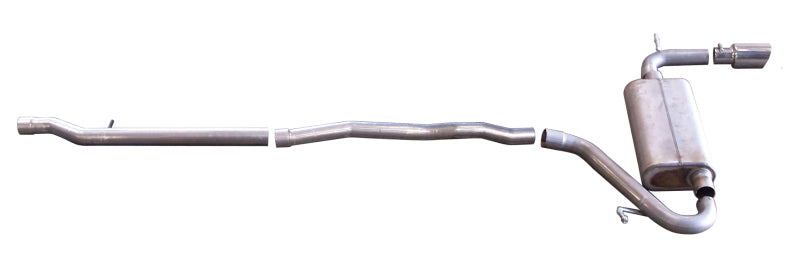 Gibson 11-13 Jeep Patriot Latitude 2.4L 2.25in Cat-Back Single Exhaust - Aluminized Catback Gibson