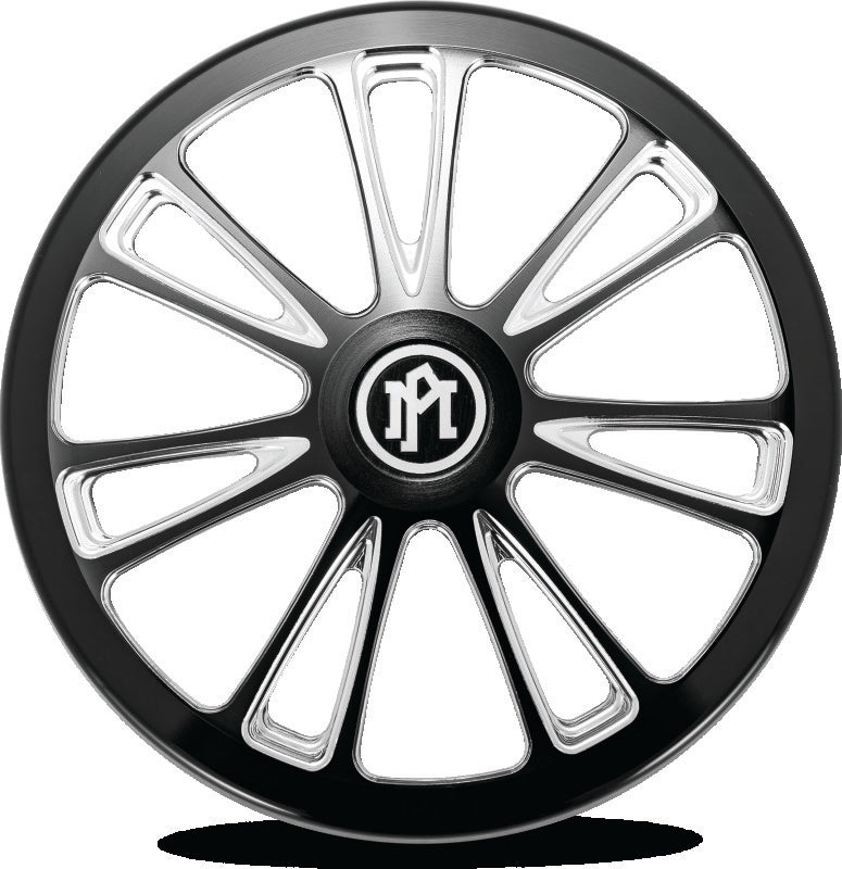 Performance Machine Faceplate Royce - Contrast Cut Platinum Air Filters - Direct Fit Performance Machine