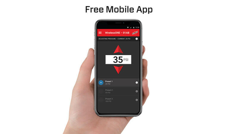 Air Lift WirelessOne Tank Kit w/ EZ Mount Suspension Controllers Air Lift