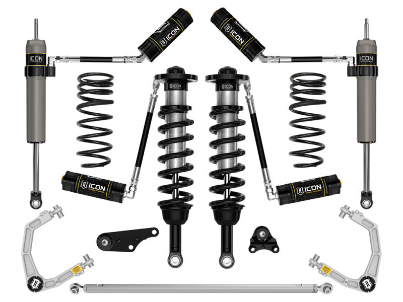 ICON 24 Land Cruiser 250 Series 1.25-3in Lift Stage 6 Suspension System Billet Coilovers ICON