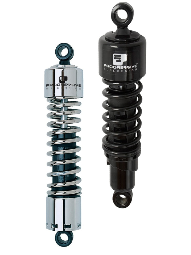 Progressive Cruiser 412 Series Shocks 14.25in - Chrome Shocks and Struts Progressive