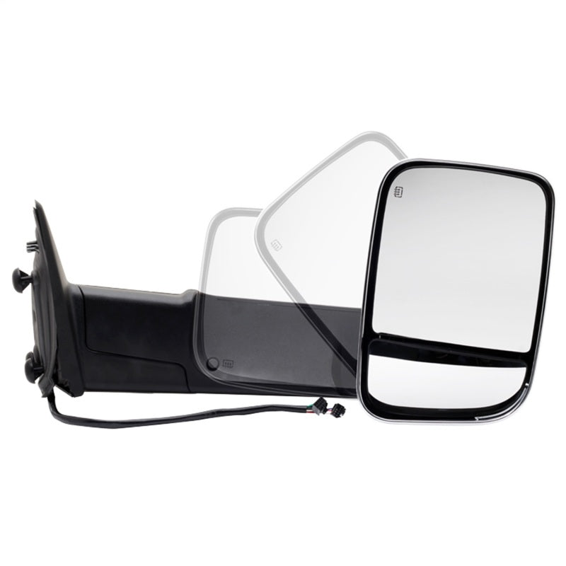 xTune Dodge Ram 1500 09-12 Extendable Heated Adjust Mirror Chrome Housing Right MIR-DRAM10-PW-R Side Mirrors SPYDER