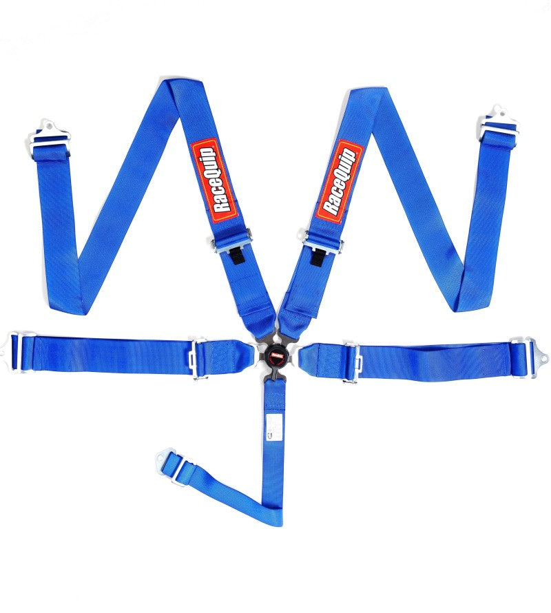 RaceQuip Blue SFI CAMLOCK 5pt PD Lap Seat Belt Seat Belts & Harnesses Racequip