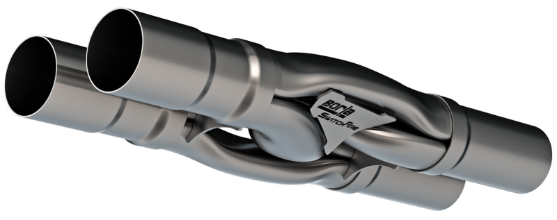Borla SwitchFire X-pipe 2.5I.D. INLETS 2.5in. O.D. OUTLETS Un-Notched Connecting Pipes Borla