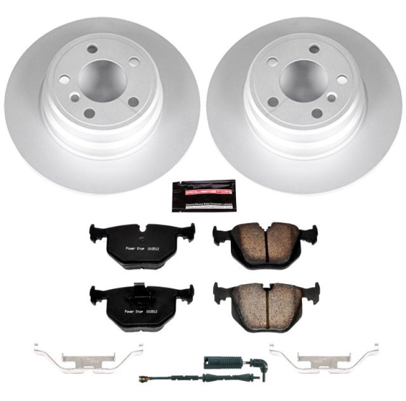 Power Stop 00-06 BMW X5 Rear Z23 Evolution Sport Coated Brake Kit Brake Kits - Performance D&S PowerStop