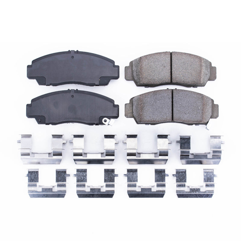 Power Stop 01-03 Acura CL Front Z17 Evolution Ceramic Brake Pads w/Hardware Brake Pads - OE PowerStop
