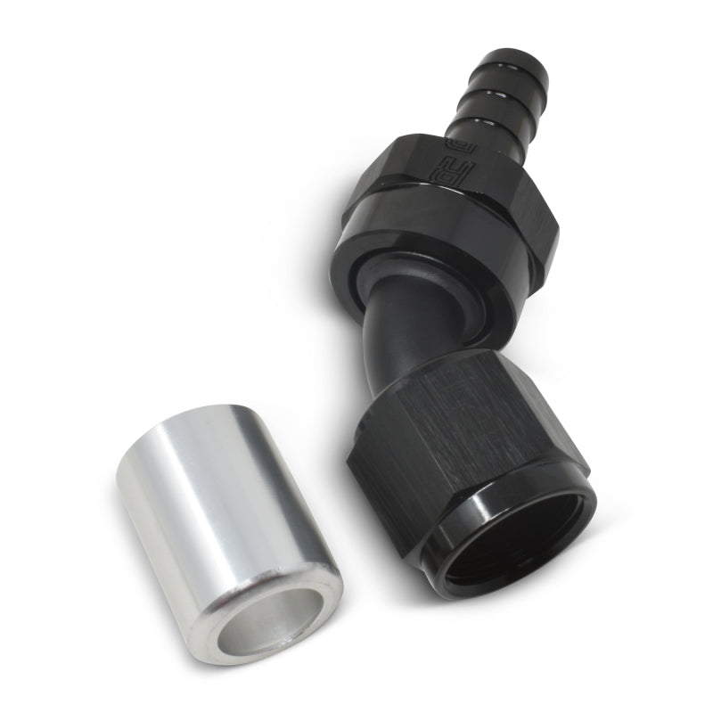 Russell Performance -6 AN Proclassic Crimp 45 Degree End (O.D. 0.600) Fittings Russell