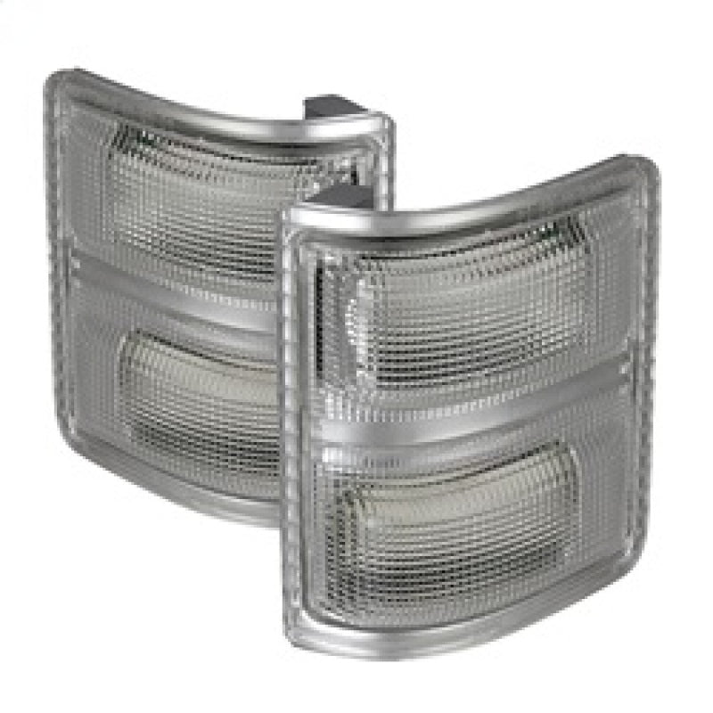 xTune Ford Superduty 08-14 F250-F550 Amber LED Mirror Signal Lens - Clear ACC-LED-FDSD08-MR-C Side Mirrors SPYDER