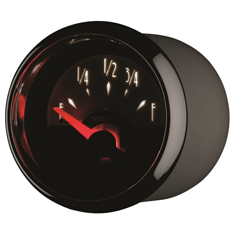 AutoMeter Gauge Fuel Level 2-1/16in. 0 Ohm(e) to 90 Ohm(f) Elec Cruiser Gauges AutoMeter