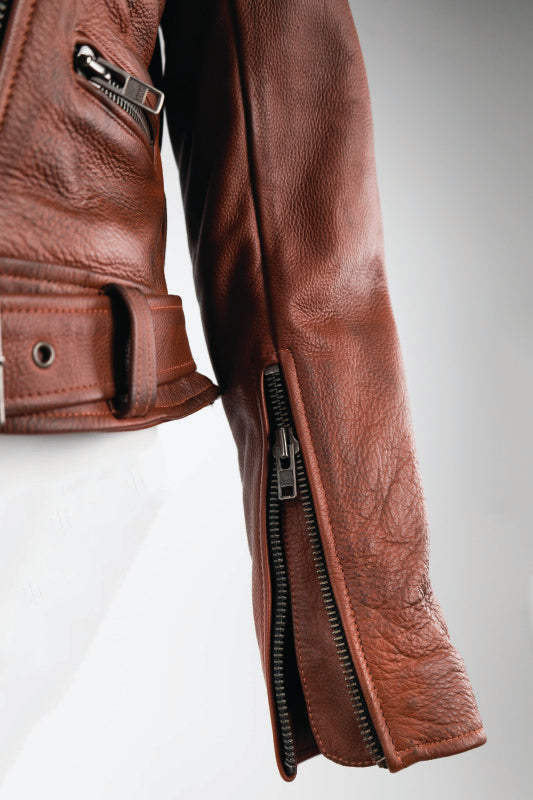 Kuryakyn Leather By River Road Arabian Spice Leather Jacket Red Womens - Small Jackets - Leather Kuryakyn