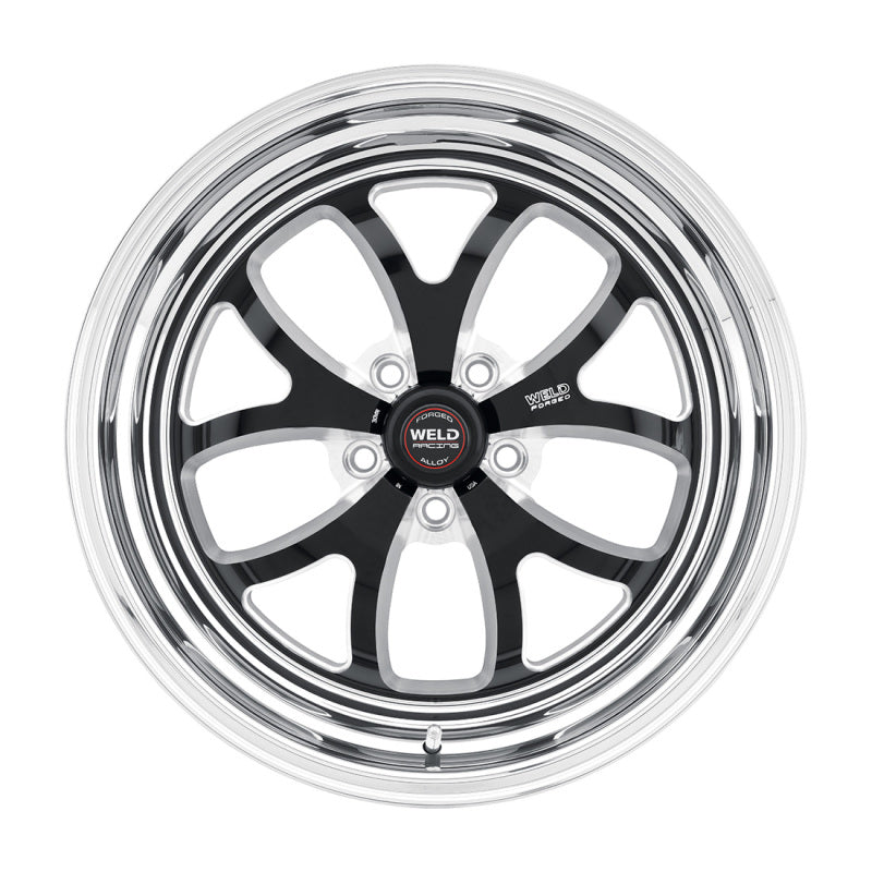 Weld S76 15x9.33 / 5x4.75 BP / 5.5in. BS Black Wheel (Medium Pad) - Non-Beadlock Wheels - Forged Weld