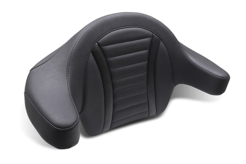 Mustang 23-24 HD CVO Road Glide(ST), 2024 Rd Glide and Street Glide Deluxe Pass Arm Backrest - Black Backrests Mustang Motorcycle