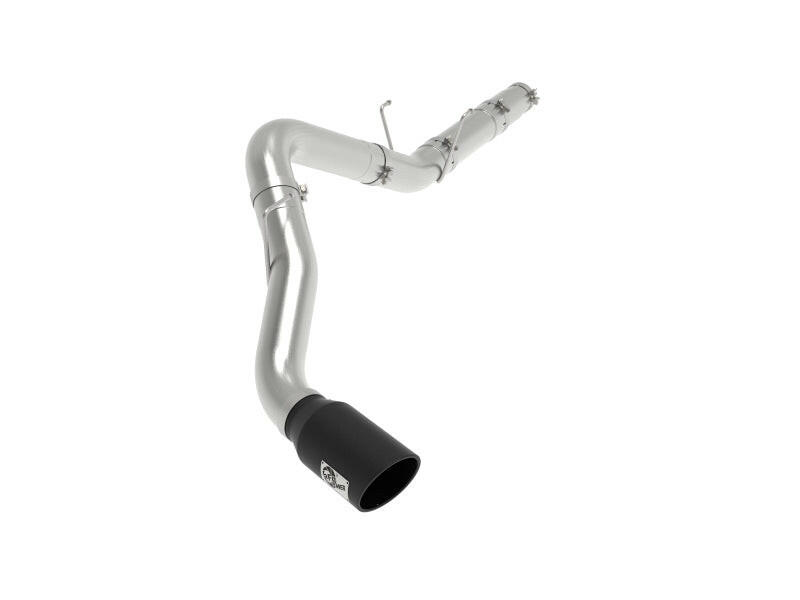 aFe ATLAS 5in DPF-Back Alum Steel Exhaust System w/ Black Tip 19-20 Ram Diesel Trucks L6-6.7L (td) DPF Back aFe