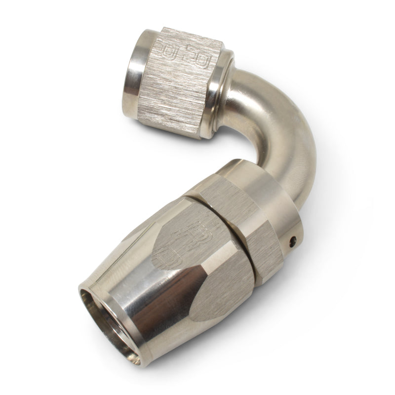 Russell Performance -6 AN Endura 120 Degree Full Flow Swivel Hose End (With 9/16in Radius) Fittings Russell
