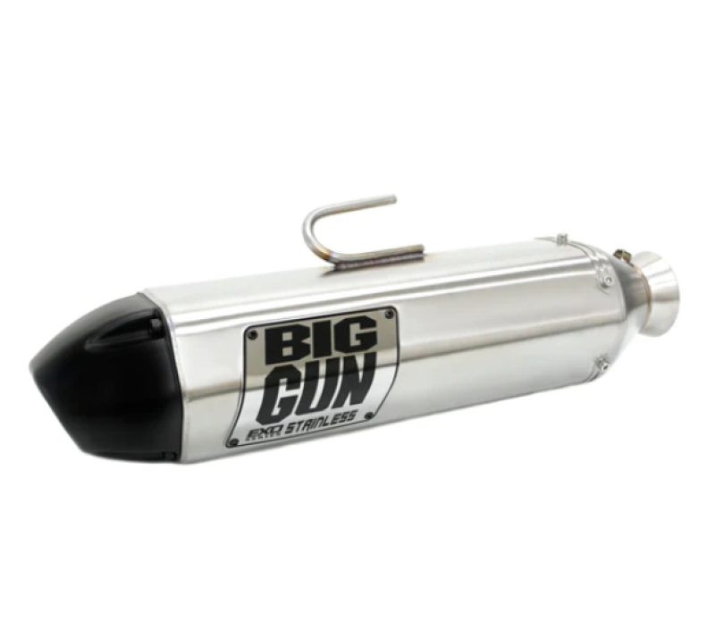 Big Gun 13-23 Polaris SCRAMBLER XP 850 H.O./EPS EXO Stainless Slip On Exhaust Powersports Exhausts Big Gun