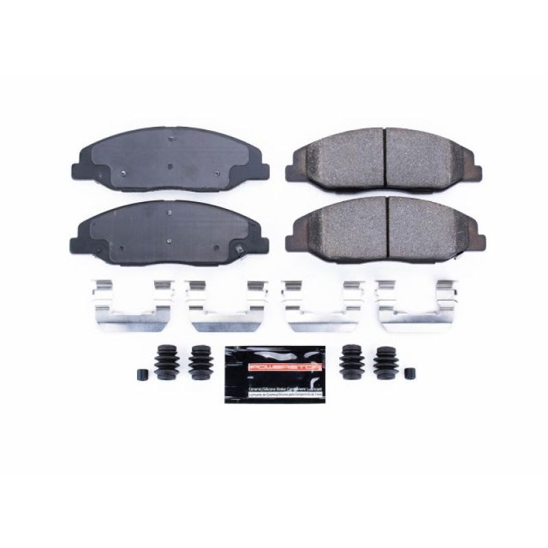 Power Stop 08-14 Cadillac CTS Front Z23 Evolution Sport Brake Pads w/Hardware Brake Pads - Performance PowerStop