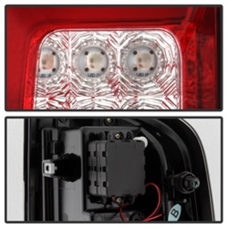 Spyder Chevy Colorado 2015-2017 Light Bar LED Tail Lights - Red Clear ALT-YD-CCO15-LED-RC Tail Lights SPYDER