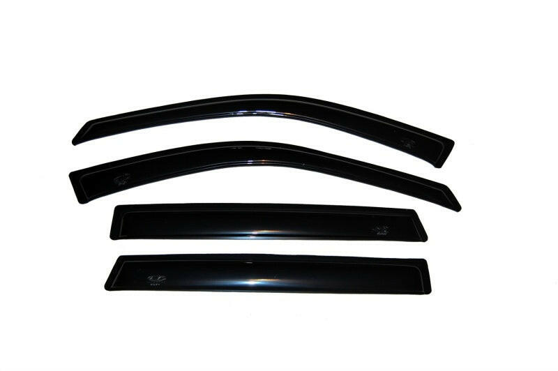 AVS 01-06 Hyundai Santa Fe Ventvisor Outside Mount Window Deflectors 4pc - Smoke Wind Deflectors AVS