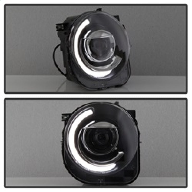 xTune 15-17 Jeep Renegade Light Bar DRL Projector Headlights -Black (PRO-JH-JREN-LBDRL-BK) Headlights SPYDER